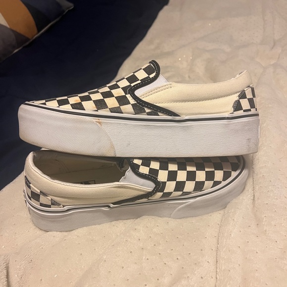 Checkerboard Platform Vans - Picture 7 of 7